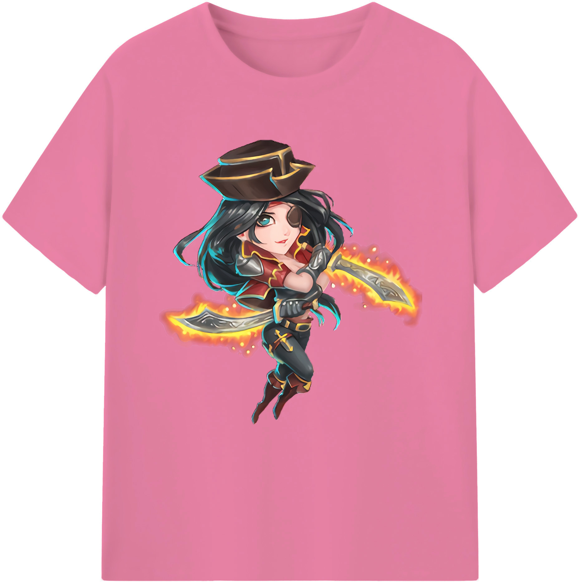 リーグ・オブ・レジェンド League of Legends LOL 綿100％半袖Tシャツ（フロントプリント）